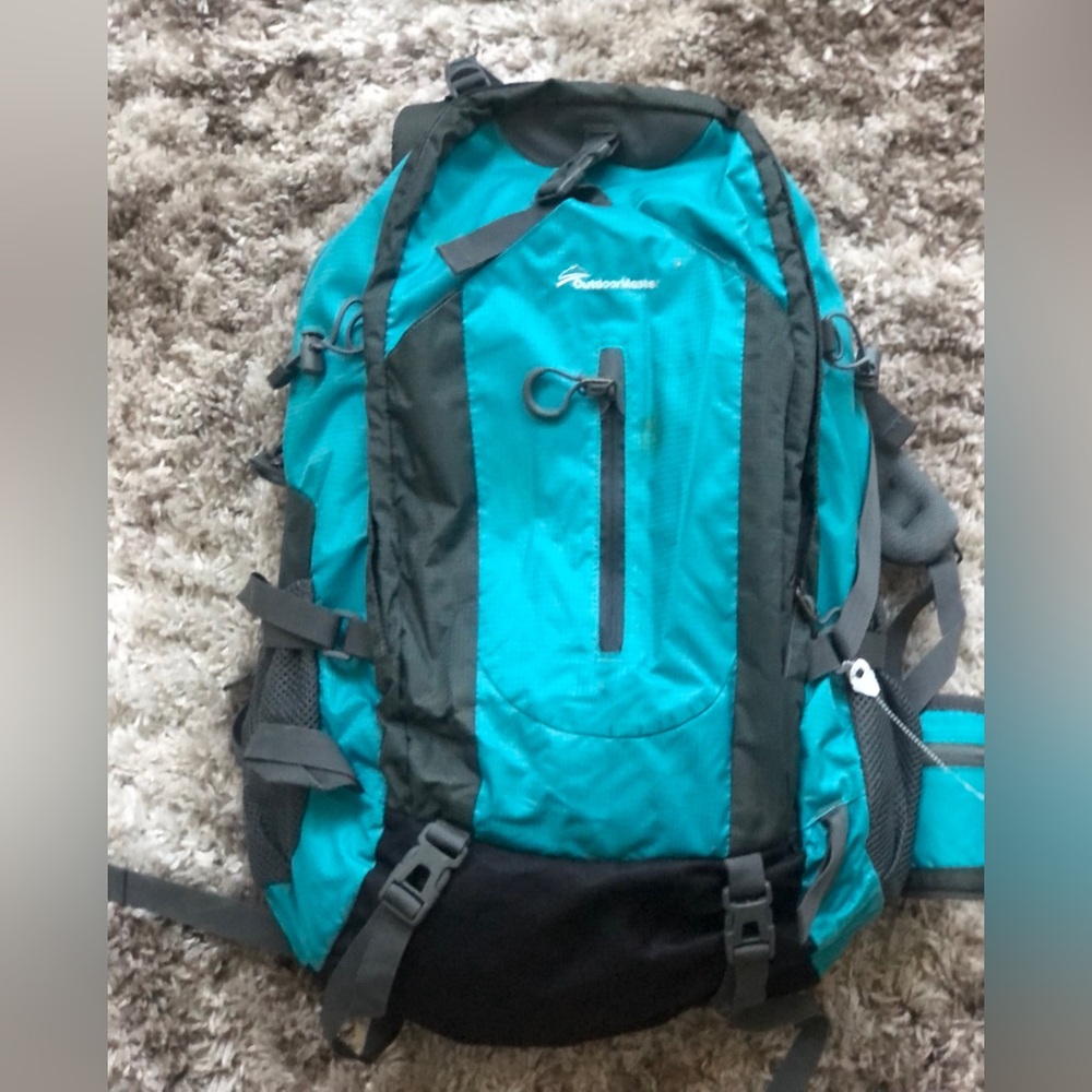 OutdoorMaster Teal Hiking Backpack – Travel Carry-On Backpack